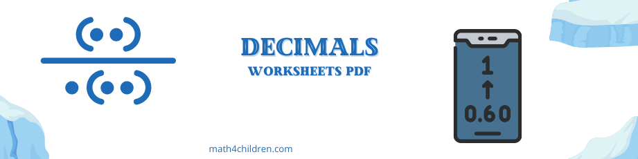 Class 6 Decimals Worksheet