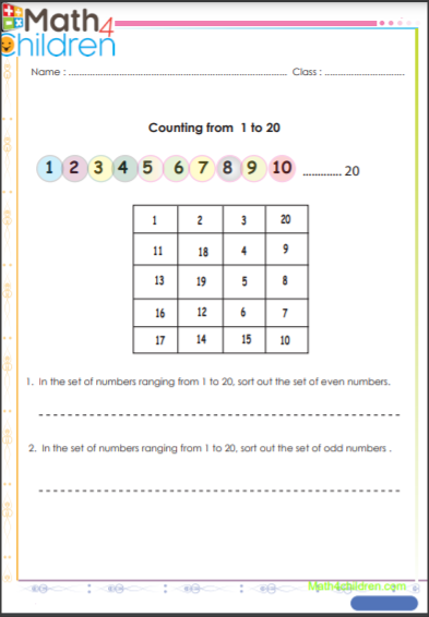 Even And Odd Numbers Worksheet 3rd Grade