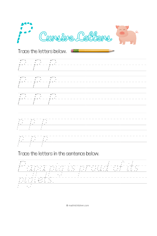tracing-worksheet-cursive-letter-p