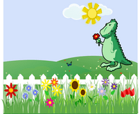 Addition with pictures t rex game