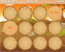 Add multiples of ten concentration game online