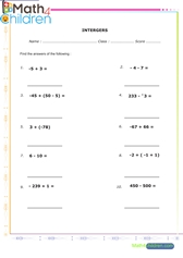 7Th Grade Math Worksheets Printable With Answers / Math Worksheet Year Maths Worksheets Printable Free Revision Booklet 7th Grade Coloring Free Printable 7th Grade Math Worksheets Worksheets Operations With Fractions And Mixed Numbers Worksheet Solve Each Equation For X Funny
