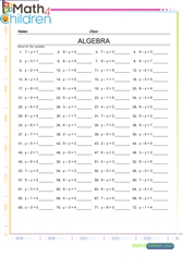  Pre algebra subtraction 1