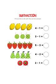 Subtraction worksheet pdf reception
